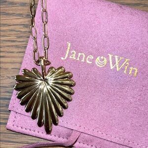 Jane Win Gold Heart Necklace